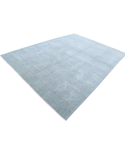 Overdye 8' 0" X 10' 9" Hand Knotted Wool Rug 8' 0" X 10' 9" (244 X 328) / Grey / Wool