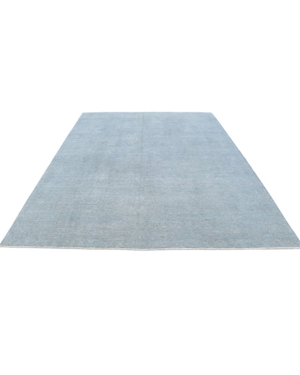 Overdye 8' 0" X 10' 9" Hand Knotted Wool Rug 8' 0" X 10' 9" (244 X 328) / Grey / Wool