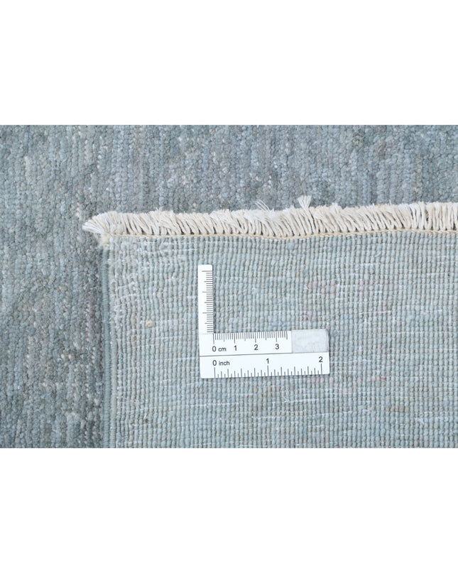 Overdye 8' 0" X 10' 9" Hand Knotted Wool Rug 8' 0" X 10' 9" (244 X 328) / Grey / Wool