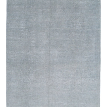 Overdye 8' 0" X 10' 9" Hand Knotted Wool Rug 8' 0" X 10' 9" (244 X 328) / Grey / Wool