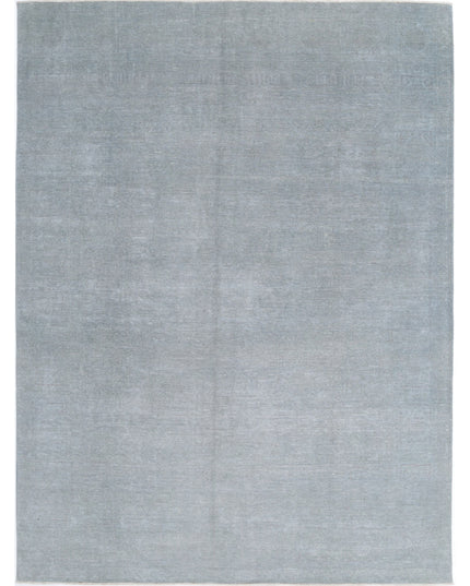 Overdye 8' 0" X 10' 9" Hand Knotted Wool Rug 8' 0" X 10' 9" (244 X 328) / Grey / Wool