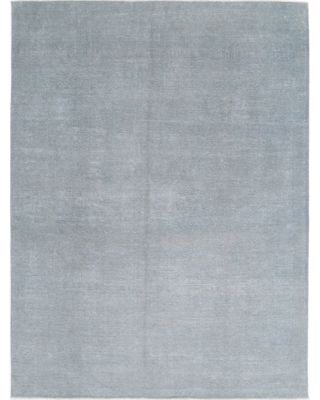 Overdye 8' 0" X 10' 9" Hand Knotted Wool Rug 8' 0" X 10' 9" (244 X 328) / Grey / Wool