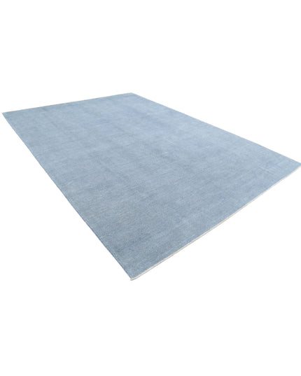 Overdye 9' 0" X 12' 3" Hand Knotted Wool Rug 9' 0" X 12' 3" (274 X 373) / Grey / Wool