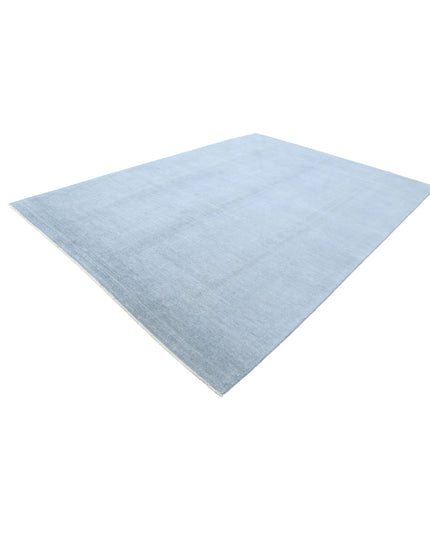 Overdye 9' 0" X 12' 3" Hand Knotted Wool Rug 9' 0" X 12' 3" (274 X 373) / Grey / Wool