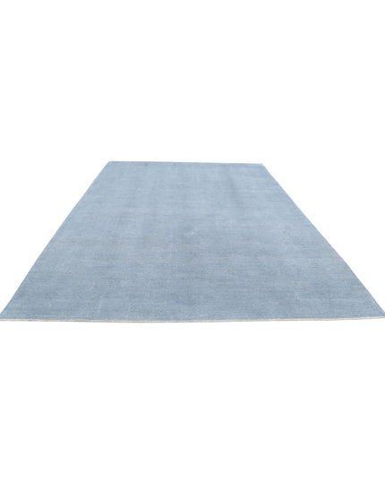Overdye 9' 0" X 12' 3" Hand Knotted Wool Rug 9' 0" X 12' 3" (274 X 373) / Grey / Wool