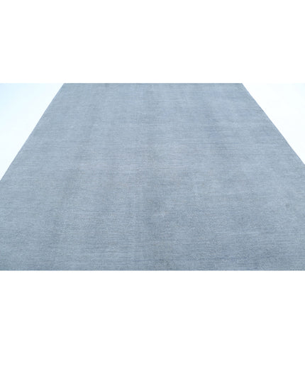 Overdye 9' 0" X 12' 3" Hand Knotted Wool Rug 9' 0" X 12' 3" (274 X 373) / Grey / Wool