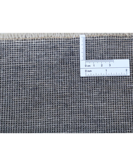 Overdye 2' 1" X 3' 1" Hand Knotted Wool Rug 2' 1" X 3' 1" (63 X 94) / Grey / Wool