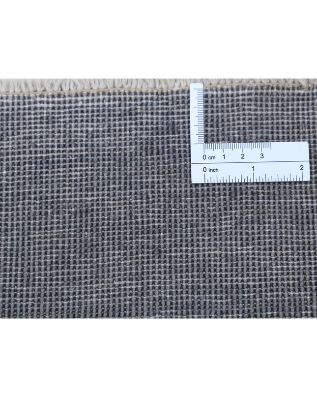 Overdye 2' 1" X 3' 1" Hand Knotted Wool Rug 2' 1" X 3' 1" (63 X 94) / Grey / Wool