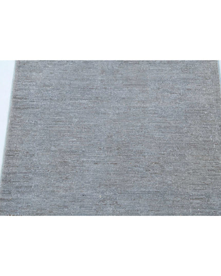 Overdye 2' 2" X 3' 1" Hand Knotted Wool Rug 2' 2" X 3' 1" (66 X 94) / Grey / Wool