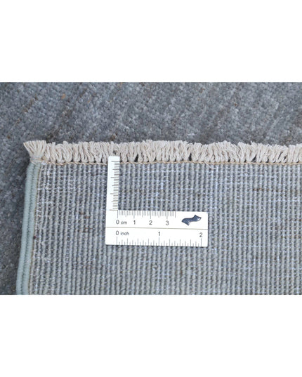 Overdye 2' 2" X 3' 1" Hand Knotted Wool Rug 2' 2" X 3' 1" (66 X 94) / Grey / Wool