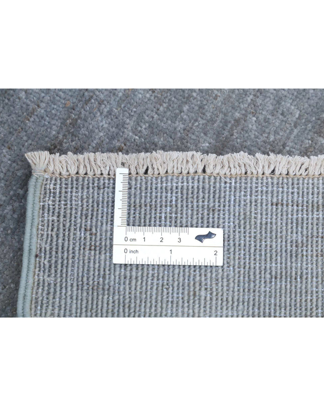 Overdye 2' 2" X 3' 1" Hand Knotted Wool Rug 2' 2" X 3' 1" (66 X 94) / Grey / Wool