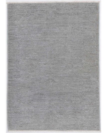 Overdye 2' 2" X 3' 1" Hand Knotted Wool Rug 2' 2" X 3' 1" (66 X 94) / Grey / Wool
