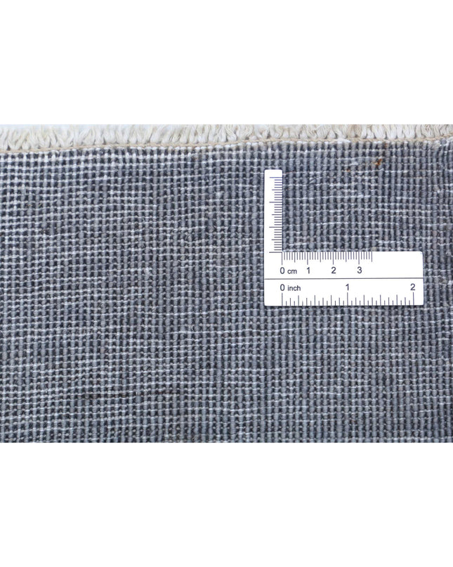 Overdye 2' 2" X 3' 1" Hand Knotted Wool Rug 2' 2" X 3' 1" (66 X 94) / Grey / Wool