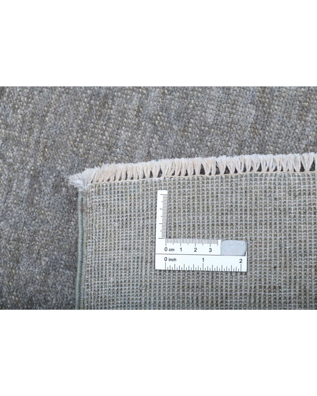 Overdye 2' 1" X 2' 9" Hand Knotted Wool Rug 2' 1" X 2' 9" (63 X 84) / Grey / Wool