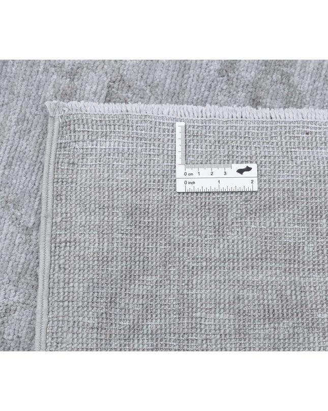 Overdye 8' 11" X 11' 3" Hand Knotted Wool Rug 8' 11" X 11' 3" (272 X 343) / Grey / Wool