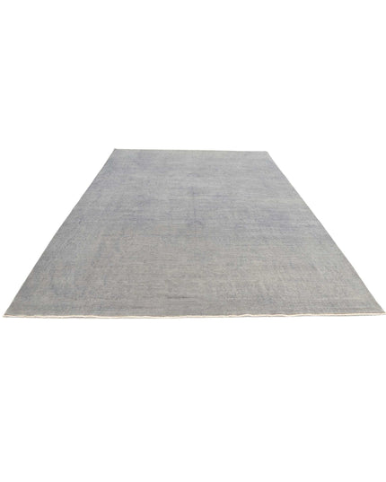 Overdye 8' 3" X 11' 9" Hand Knotted Wool Rug 8' 3" X 11' 9" (251 X 358) / Grey / Wool