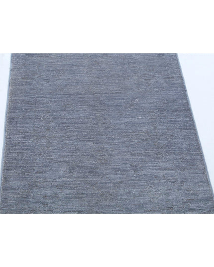 Overdye 2' 0" X 3' 1" Hand Knotted Wool Rug 2' 0" X 3' 1" (61 X 94) / Grey / Wool
