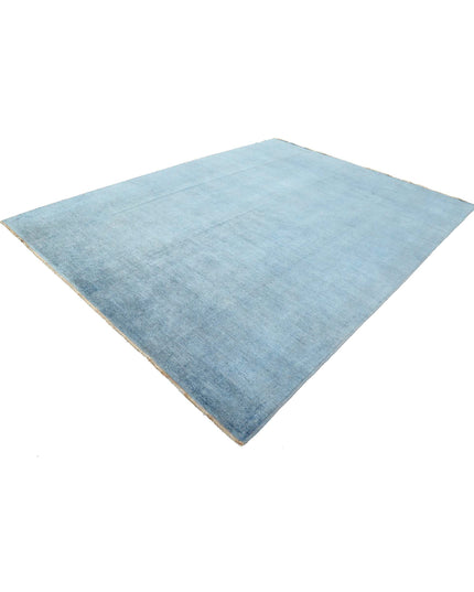Overdye 8' 2" X 10' 10" Hand Knotted Wool Rug 8' 2" X 10' 10" (249 X 330) / Blue / Wool