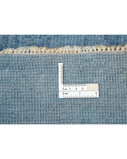 Overdye 8' 2" X 10' 10" Hand Knotted Wool Rug 8' 2" X 10' 10" (249 X 330) / Blue / Wool