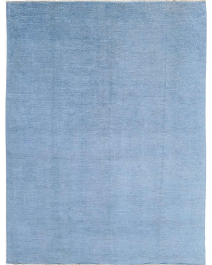Overdye 8' 2" X 10' 10" Hand Knotted Wool Rug 8' 2" X 10' 10" (249 X 330) / Blue / Wool
