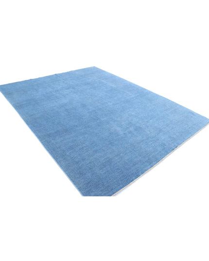 Overdye 8' 1" X 10' 0" Hand Knotted Wool Rug 8' 1" X 10' 0" (246 X 305) / Blue / Wool