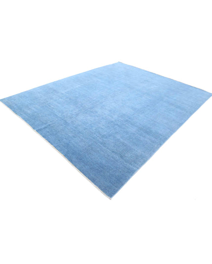 Overdye 8' 1" X 10' 0" Hand Knotted Wool Rug 8' 1" X 10' 0" (246 X 305) / Blue / Wool
