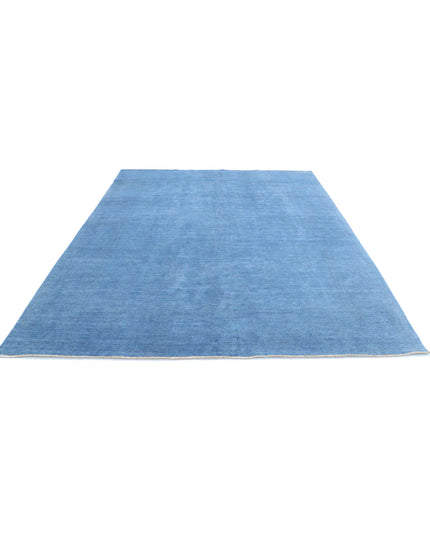 Overdye 8' 1" X 10' 0" Hand Knotted Wool Rug 8' 1" X 10' 0" (246 X 305) / Blue / Wool