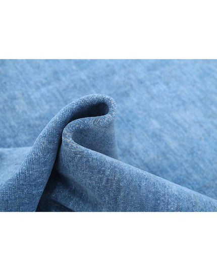 Overdye 8' 1" X 10' 0" Hand Knotted Wool Rug 8' 1" X 10' 0" (246 X 305) / Blue / Wool