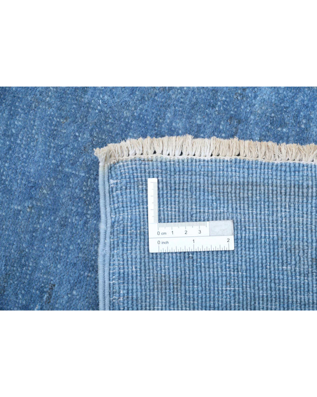 Overdye 8' 1" X 10' 0" Hand Knotted Wool Rug 8' 1" X 10' 0" (246 X 305) / Blue / Wool