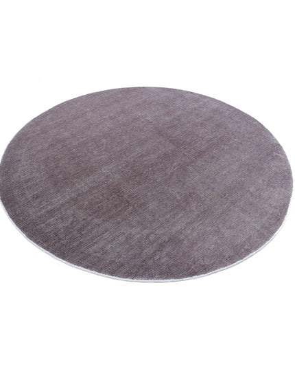 Overdye 7' 8" X 7' 7" Hand Knotted Wool Rug 7' 8" X 7' 7" (234 X 231) / Brown / Wool