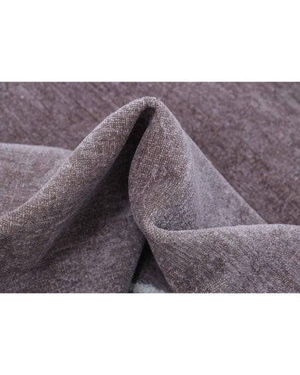 Overdye 7' 8" X 7' 7" Hand Knotted Wool Rug 7' 8" X 7' 7" (234 X 231) / Brown / Wool