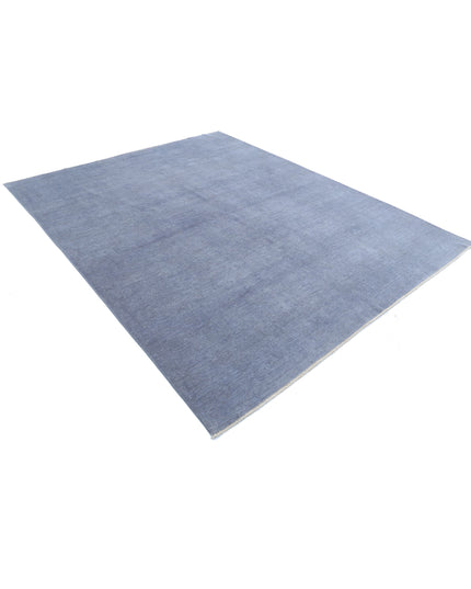 Overdye 7' 9" X 9' 7" Hand Knotted Wool Rug 7' 9" X 9' 7" (236 X 292) / Grey / Wool