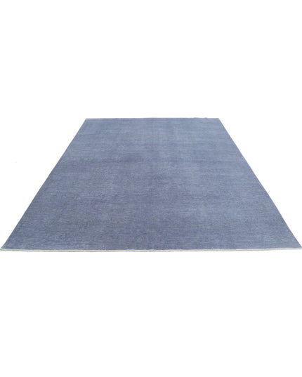 Overdye 7' 9" X 9' 7" Hand Knotted Wool Rug 7' 9" X 9' 7" (236 X 292) / Grey / Wool