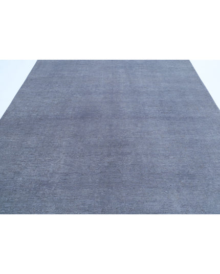 Overdye 7' 9" X 9' 7" Hand Knotted Wool Rug 7' 9" X 9' 7" (236 X 292) / Grey / Wool