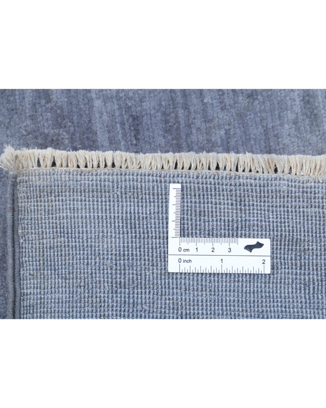 Overdye 7' 9" X 9' 7" Hand Knotted Wool Rug 7' 9" X 9' 7" (236 X 292) / Grey / Wool