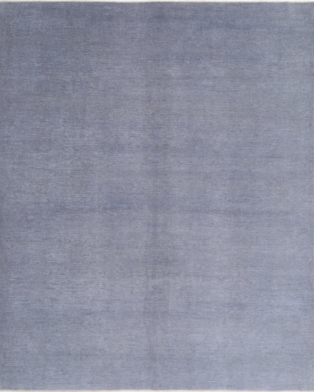 Overdye 7' 9" X 9' 7" Hand Knotted Wool Rug 7' 9" X 9' 7" (236 X 292) / Grey / Wool