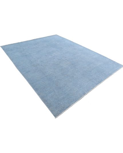 Overdye 8' 0" X 10' 3" Hand Knotted Wool Rug 8' 0" X 10' 3" (244 X 312) / Blue / Wool