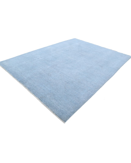 Overdye 8' 0" X 10' 3" Hand Knotted Wool Rug 8' 0" X 10' 3" (244 X 312) / Blue / Wool