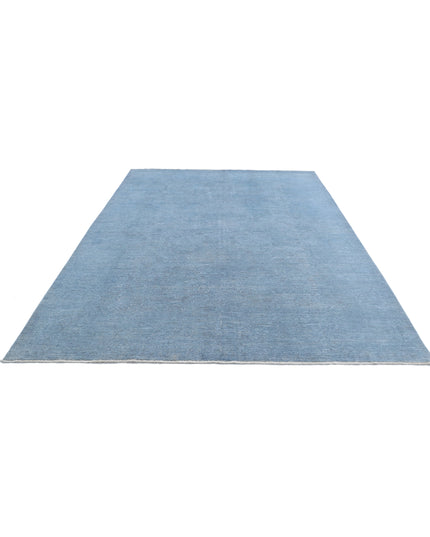 Overdye 8' 0" X 10' 3" Hand Knotted Wool Rug 8' 0" X 10' 3" (244 X 312) / Blue / Wool