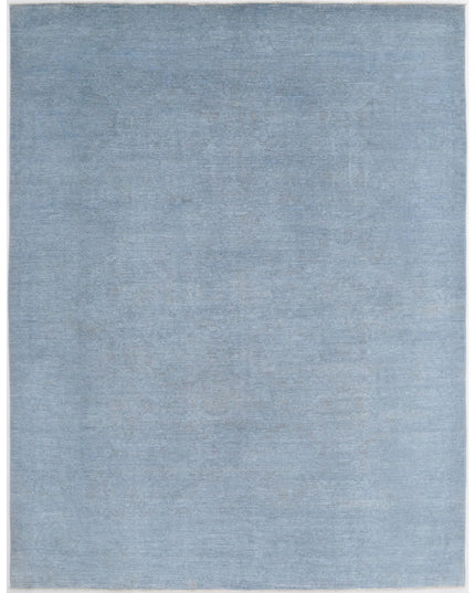 Overdye 8' 0" X 10' 3" Hand Knotted Wool Rug 8' 0" X 10' 3" (244 X 312) / Blue / Wool