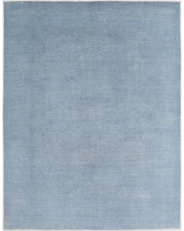 Overdye 8' 0" X 10' 3" Hand Knotted Wool Rug 8' 0" X 10' 3" (244 X 312) / Blue / Wool