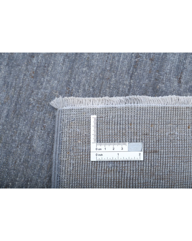Overdye 2' 9" X 4' 0" Hand Knotted Wool Rug 2' 9" X 4' 0" (84 X 122) / Grey / Wool