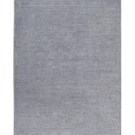 Overdye 2' 9" X 4' 0" Hand Knotted Wool Rug 2' 9" X 4' 0" (84 X 122) / Grey / Wool