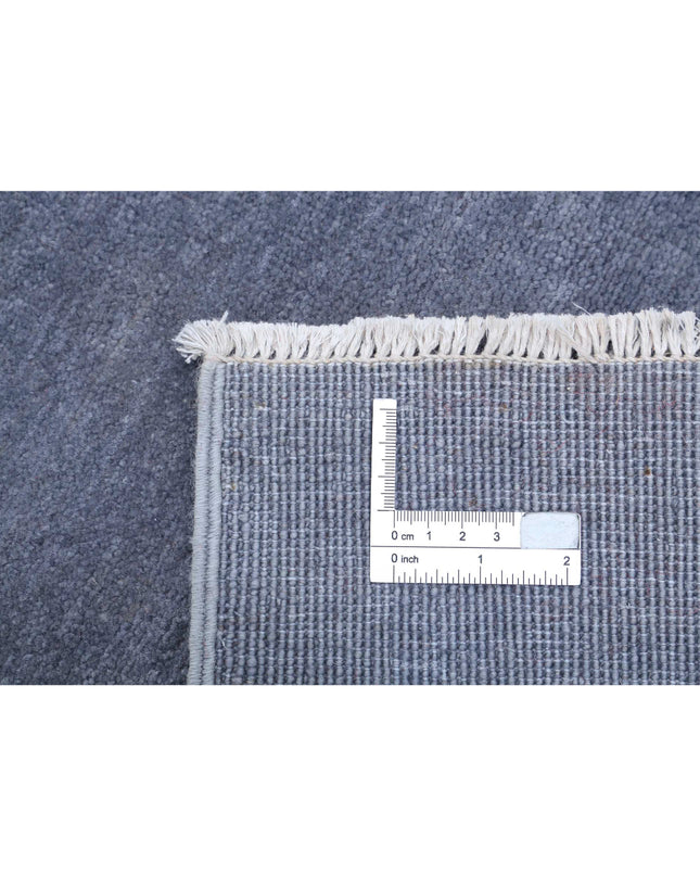 Overdye 2' 9" X 4' 0" Hand Knotted Wool Rug 2' 9" X 4' 0" (84 X 122) / Grey / Wool