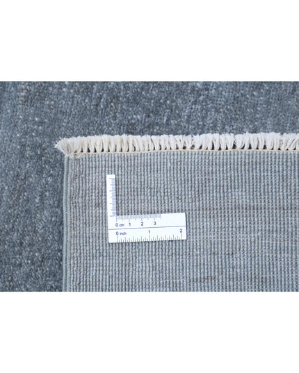 Overdye 2' 7" X 10' 0" Hand Knotted Wool Rug 2' 7" X 10' 0" (79 X 305) / Grey / Wool