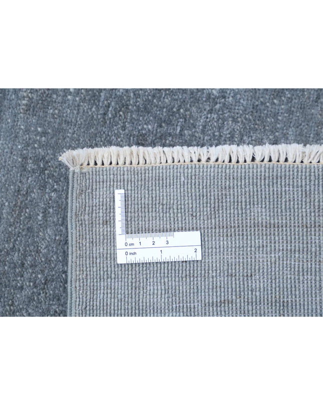 Overdye 2' 7" X 10' 0" Hand Knotted Wool Rug 2' 7" X 10' 0" (79 X 305) / Grey / Wool