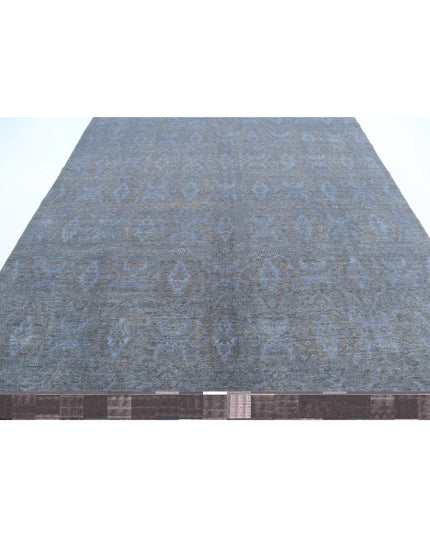 Overdye 8' 0" X 10' 7" Hand Knotted Wool Rug 8' 0" X 10' 7" (244 X 322) / Grey / Wool