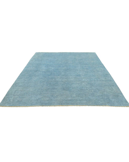 Overdye 8' 5" X 9' 6" Hand Knotted Wool Rug 8' 5" X 9' 6" (257 X 290) / Blue / Wool