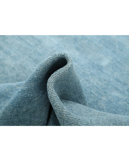 Overdye 8' 5" X 9' 6" Hand Knotted Wool Rug 8' 5" X 9' 6" (257 X 290) / Blue / Wool