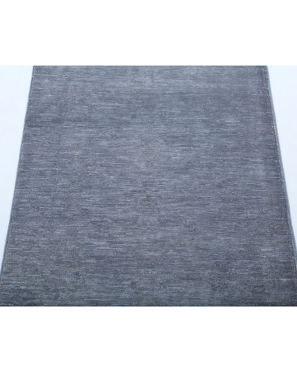 Overdye 2' 1" X 3' 3" Hand Knotted Wool Rug 2' 1" X 3' 3" (63 X 99) / Grey / Wool